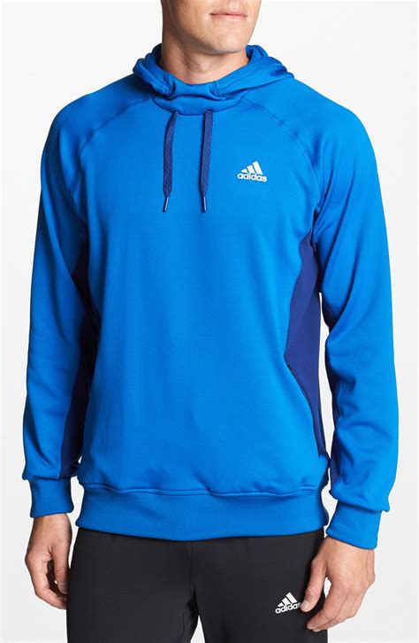 adidas Men's Blue Hoodies 